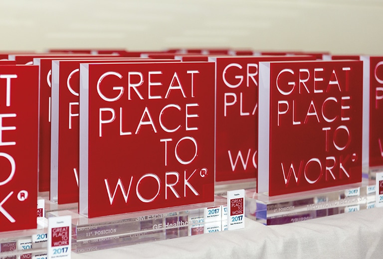 Hemos sido reconocidos<br />
en múltiples ocasiones<br />
como Great Place to Work